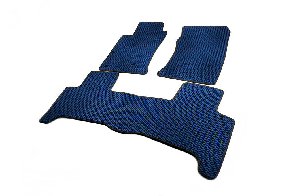 EVA mats (2 rows, Blue) for Toyota Land Cruiser Prado 120 - Reelken Auto