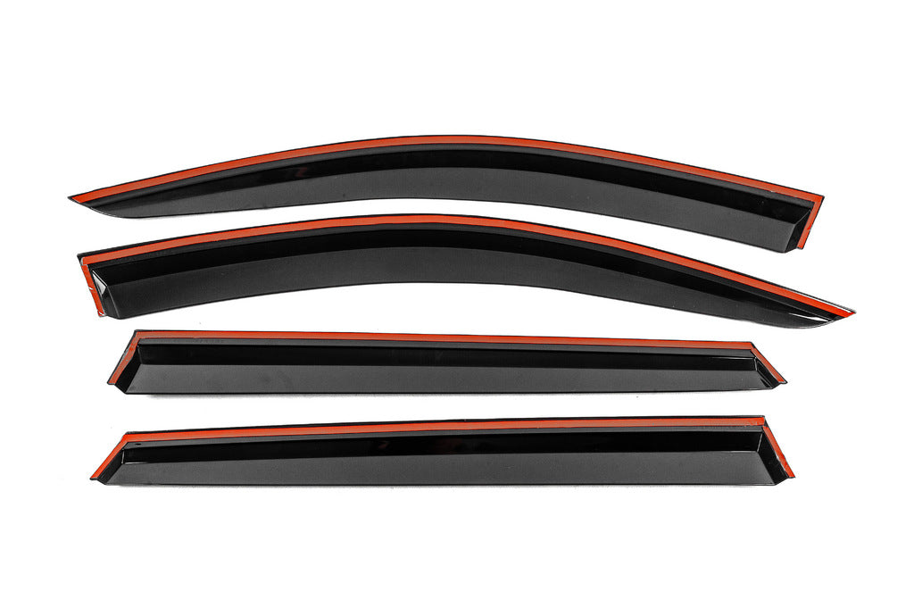 Window Deflectors with Chrome Trim Niken Luxury (4 pcs) for Audi Q7 2015- - image 3