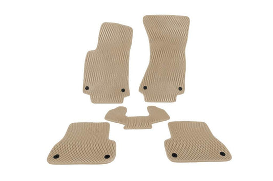 EVA mats (beige) for Audi A6 C7 2011-2017 - Reelken Auto
