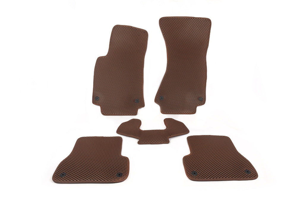 EVA Floor Mats (brick red) for Audi A6 C7 2011-2017 - image 1
