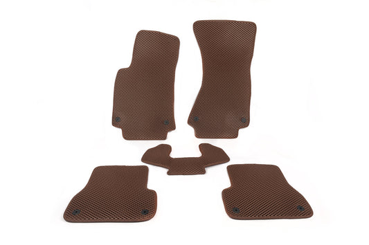 EVA Floor Mats (brick red) for Audi A6 C7 2011-2017 - image 1