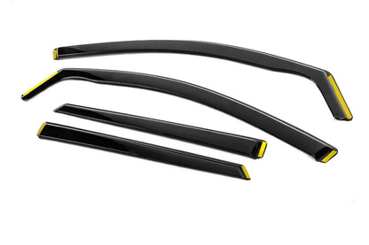 In-Channel Wind Deflectors Niken Luxury (4 pcs) for Hyundai Tucson TL 2016-2021 - image 3