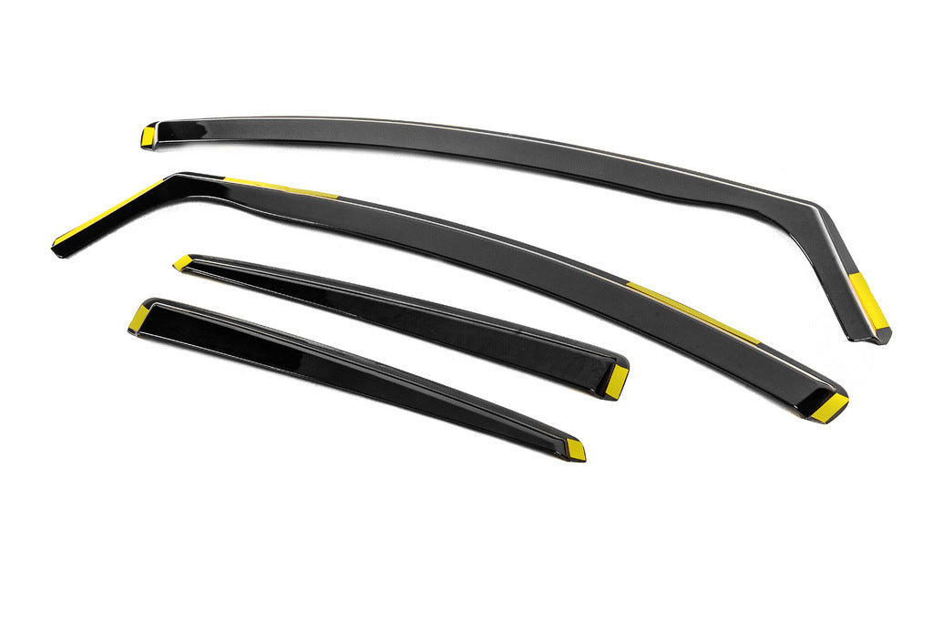 In-Channel Window Deflectors Niken Luxury (SD/HB, 4 pcs) for Ford Focus III 2011-2017 - image 3