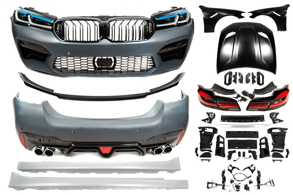 Facelift Body Kit to G30 M5 CS 2021 for BMW 5 Series F10/F11 2010–2016 - image 2