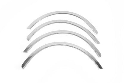 Fender flares (4 pcs, stainless steel) for Skoda Fabia 2000-2007 - image 1