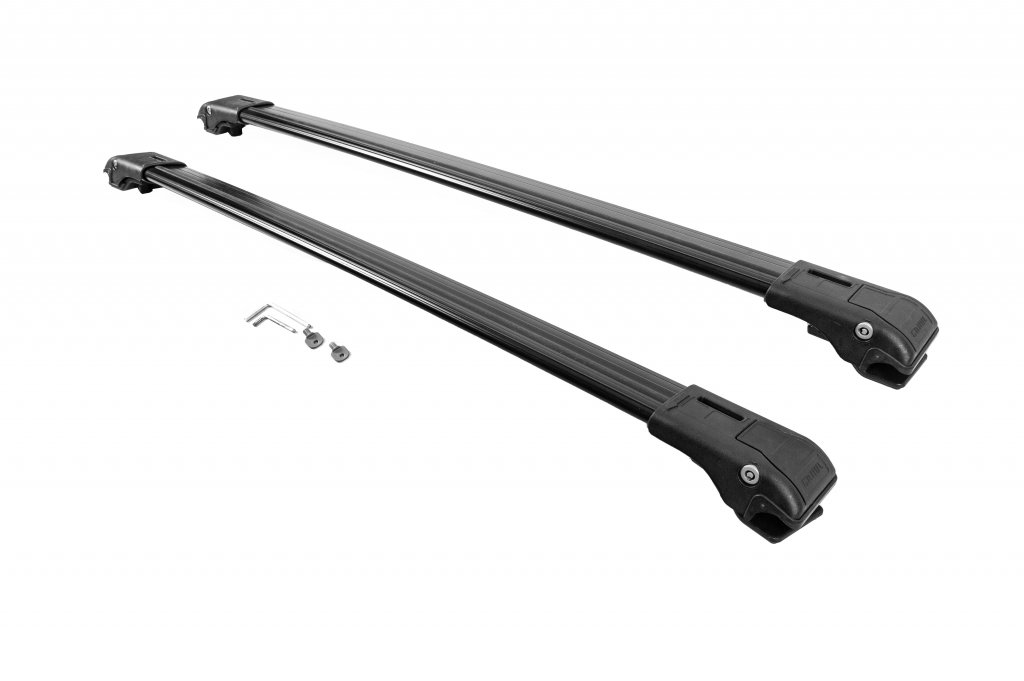 Lockable roof rack cross bars (2 pcs) for Renault Trafic 2015- - image 20