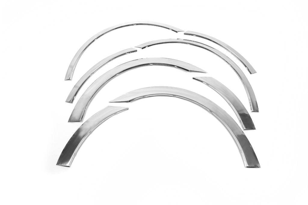Covers for arches (SW, 8 pcs., stainless steel) for Toyota Avensis 2009-2018 - Reelken Auto