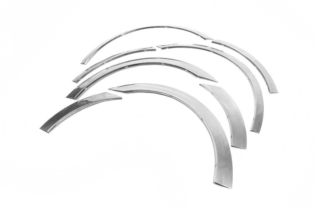Covers for arches (SW, 8 pcs., stainless steel) for Toyota Avensis 2009-2018 - Reelken Auto