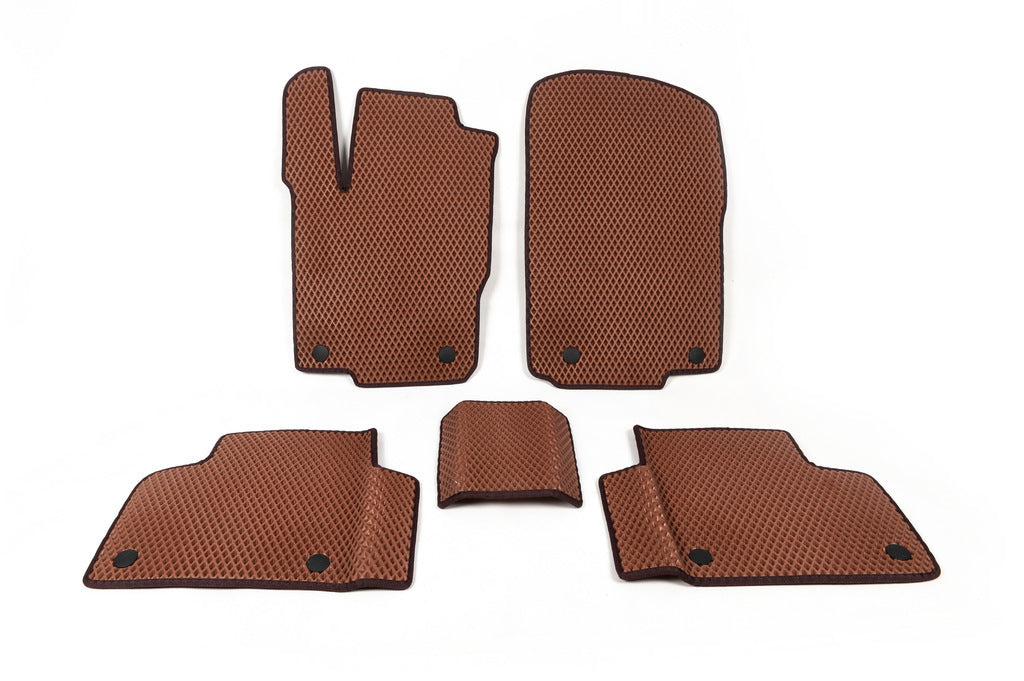 EVA Floor Mats (brick red) for Mercedes GL/GLS сlass X166 2012-2019 - image 6