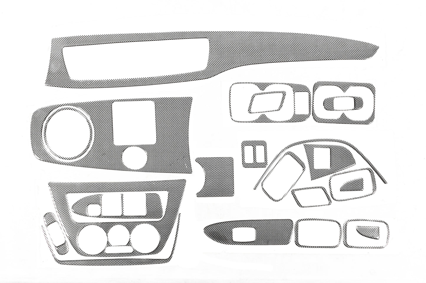 Dashboard Trim V1 (Meric) for Mitsubishi Lancer 9 2004-2008 - image 3