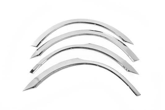 Fender flares (4 pcs, stainless steel) for Mitsubishi Outlander 2006-2012 - image 1