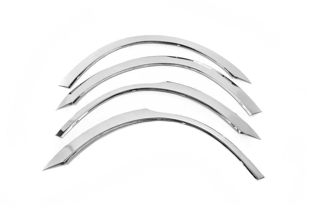 Fender flares (4 pcs, stainless steel) for Mitsubishi Outlander 2006-2012 - image 1