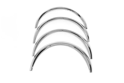 Fender flares (4 pcs, stainless steel) for Volkswagen Golf 2 1983-1992 - image 2