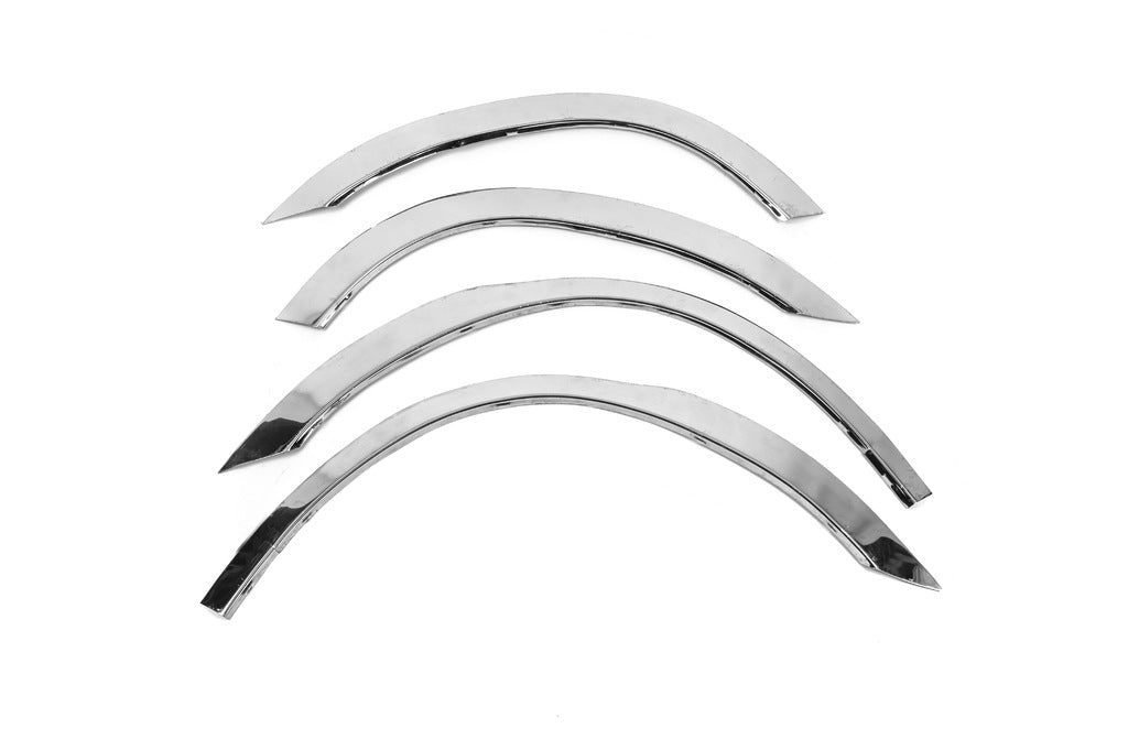 Fender flares (4 pcs, stainless steel) for Mitsubishi Outlander 2001-2006 - image 1
