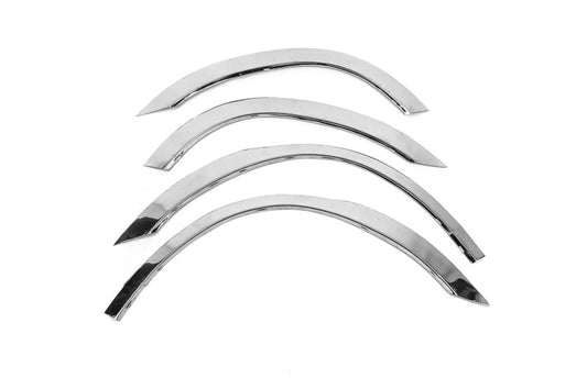 Fender flares (4 pcs, stainless steel) for Mitsubishi Outlander 2001-2006 - image 1