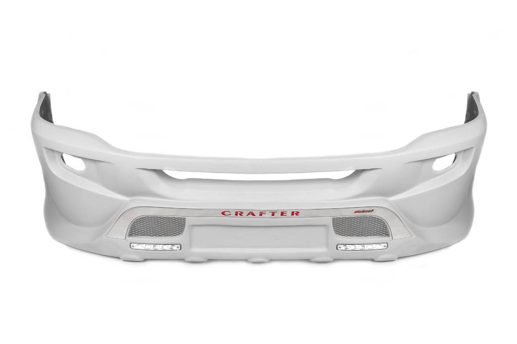 Front bumper 2012↗ (Sport-3, paintable) for Volkswagen Crafter 2006-2016 - Reelken Auto