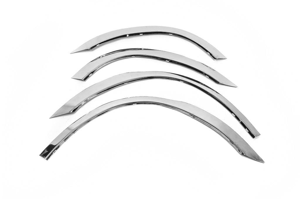 The pads on the arches (4 pieces, stainless steel) for Mitsubishi Outlander 2001-2006 - Reelken Auto