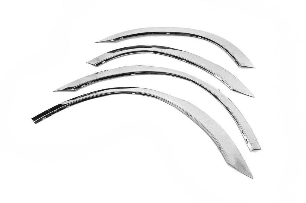 The pads on the arches (4 pieces, stainless steel) for Mitsubishi Outlander 2001-2006 - Reelken Auto