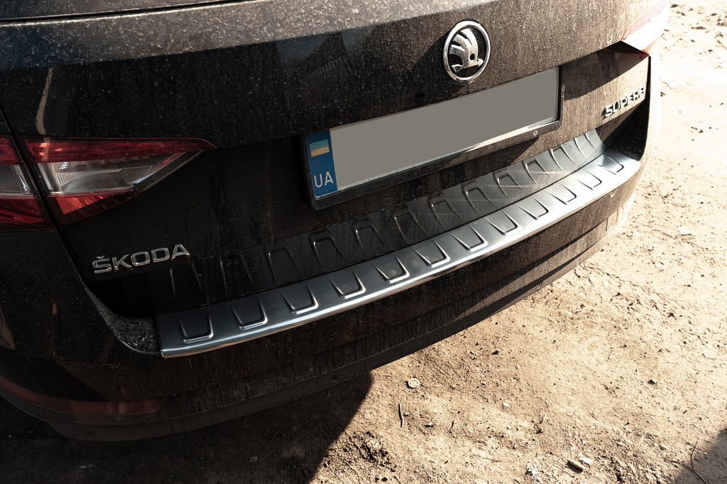 Rear Bumper Protector SW Stainless Steel for Skoda Superb 2015-2024 - image 7