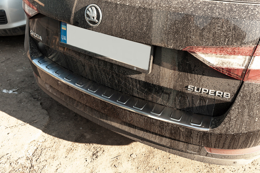 Rear Bumper Protector SW Stainless Steel for Skoda Superb 2015-2024 - image 8