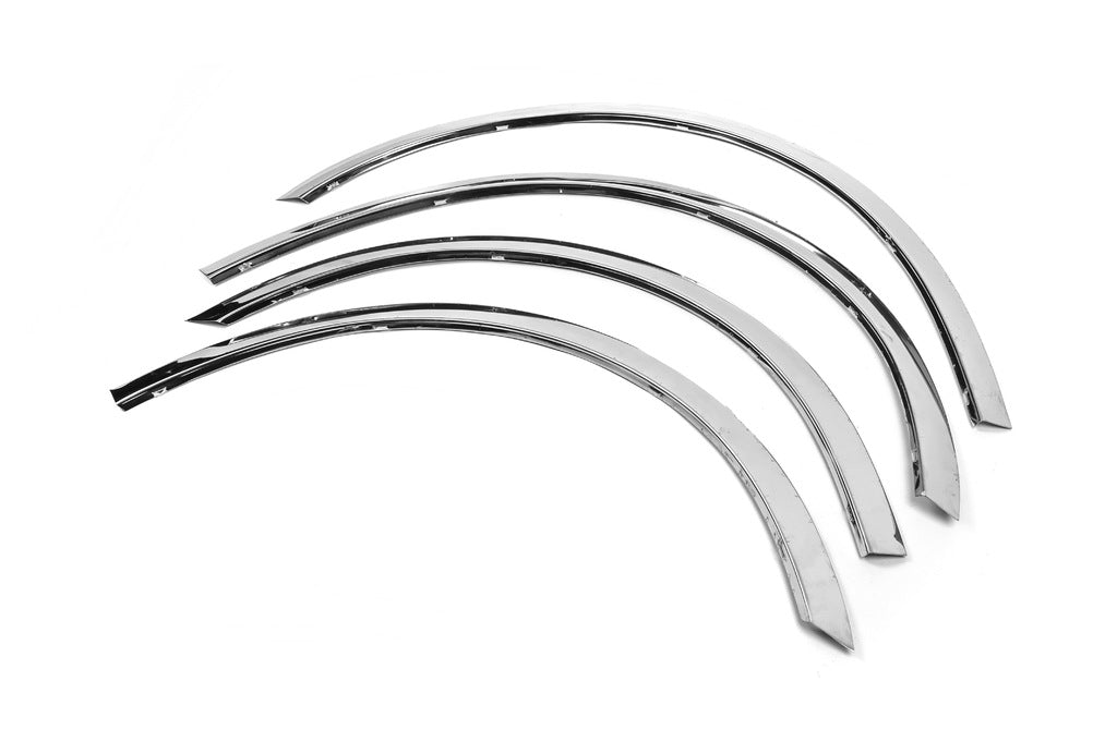 Fender flares (4 pcs, stainless steel) for Skoda Superb 2001-2009 - image 3