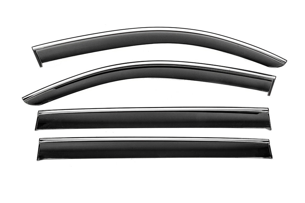 Window Deflectors with Chrome Trim Niken Luxury (4 pcs) for Mercedes GLS X167 2019- - image 1