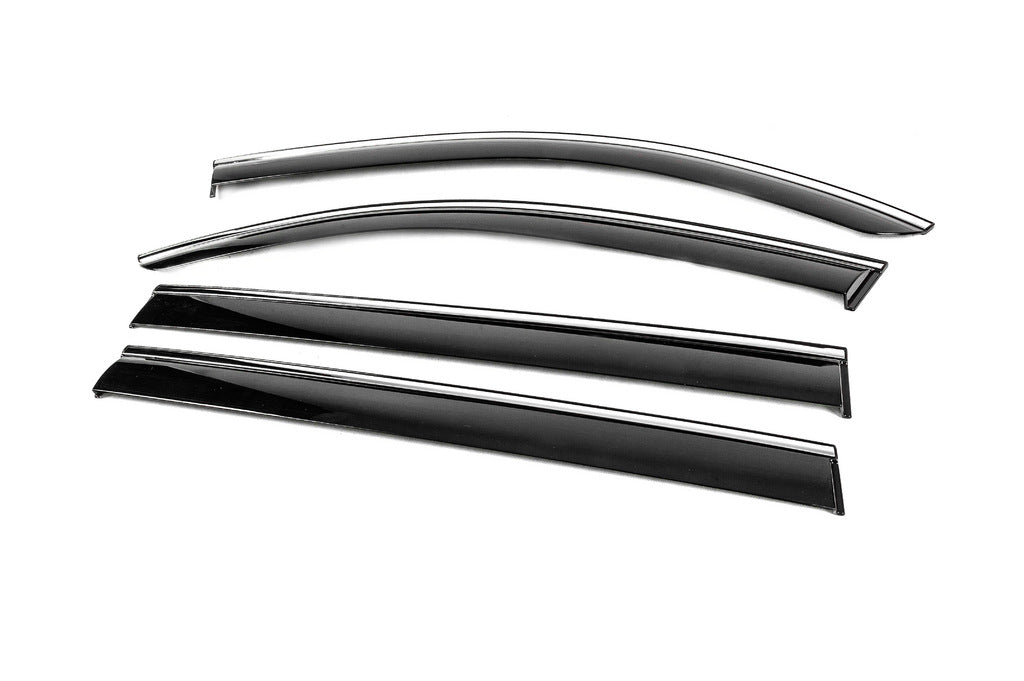 Window Deflectors with Chrome Trim Niken Luxury (4 pcs) for Mercedes GLS X167 2019- - image 2