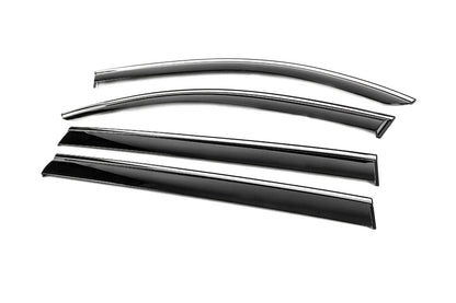 Window Deflectors with Chrome Trim Niken Luxury (4 pcs) for Mercedes GLS X167 2019- - image 2