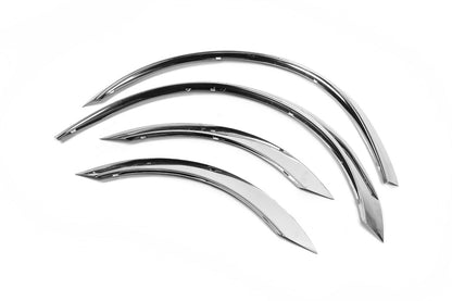 Fender flares (4 pcs, stainless steel) for Mercedes S-сlass W220 1998-2005 - image 4
