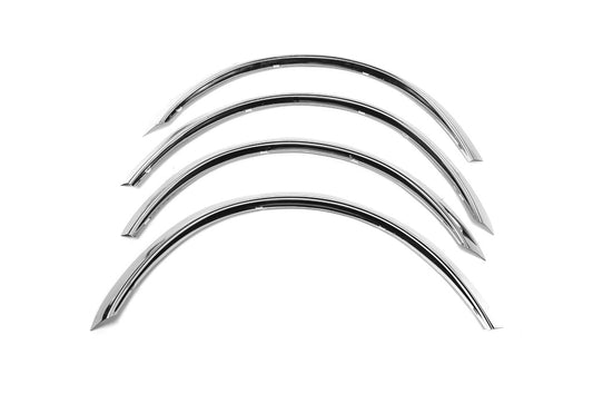 Fender flares (4 pcs, stainless steel) for Audi A6 C4 1994-1997 - image 2