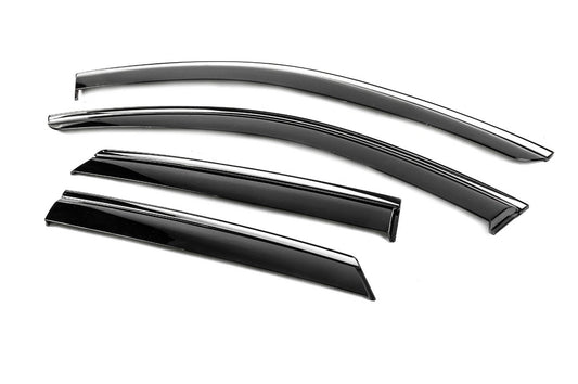 Niken Luxury chrome windbreakers (4 pcs) for Mercedes ML W164 - image 2