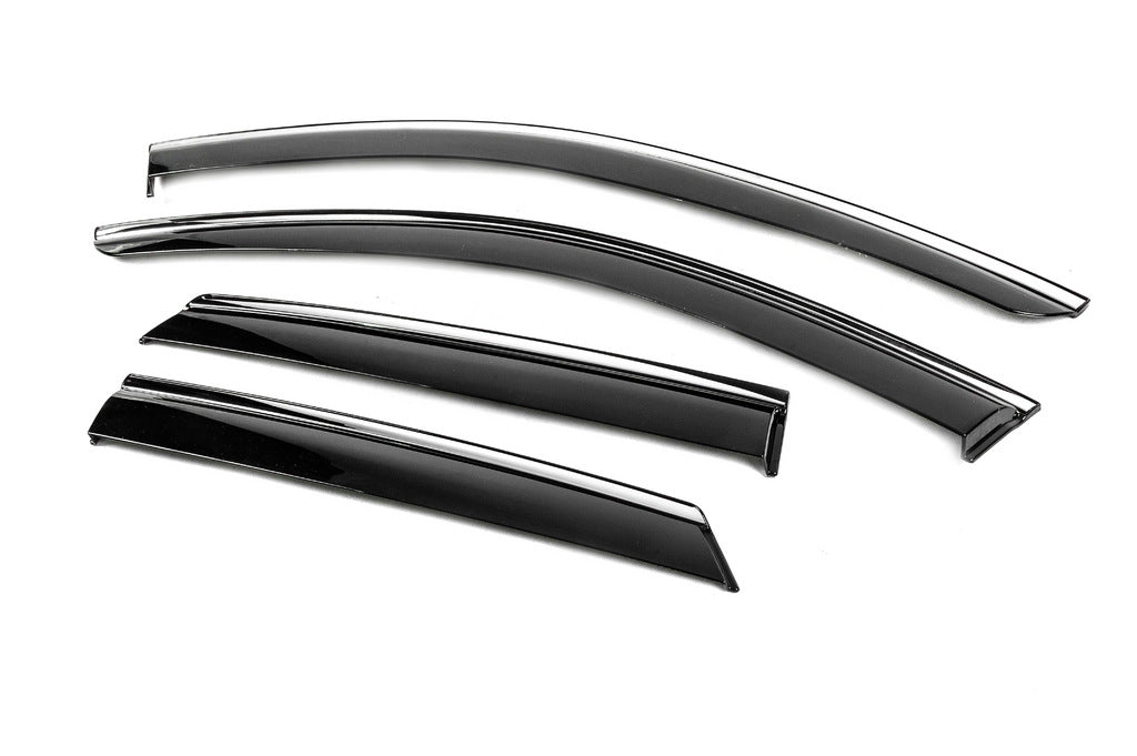 Window Deflectors with Chrome Trim Niken Luxury (4 pcs) for Mercedes ML W164 2005-2011 - image 7