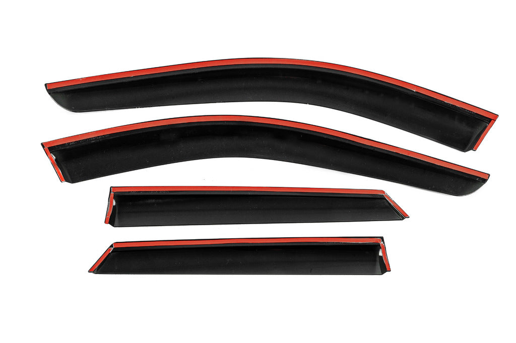 Window Deflectors with Chrome Trim Niken Luxury (4 pcs) for Mercedes ML W164 2005-2011 - image 8