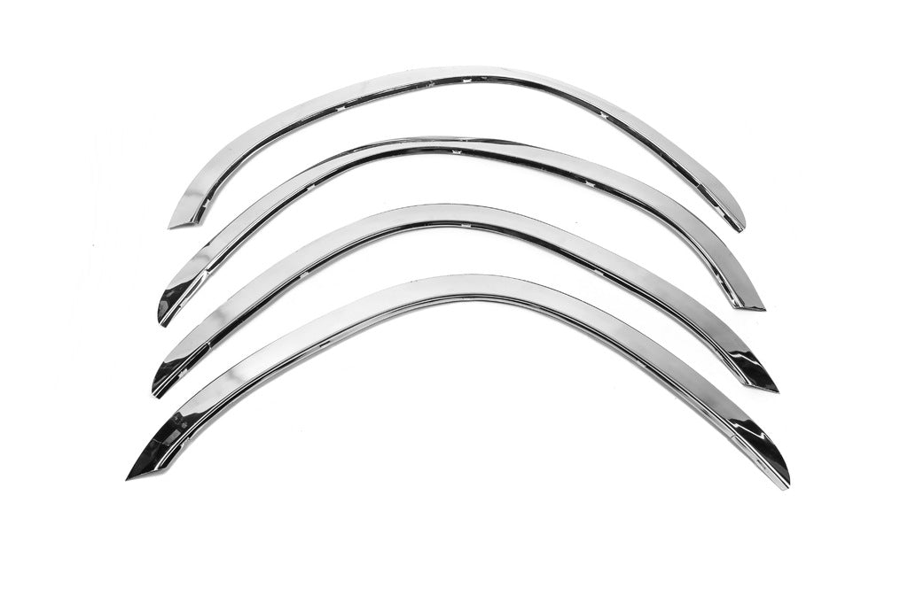 Fender flares (4 pcs, stainless steel) for Toyota Rav 4 2006-2013 - image 1