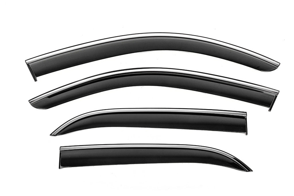 Window Deflectors with Chrome Trim Niken Luxury (4 pcs) for Mercedes GLE W167 2018- - image 1