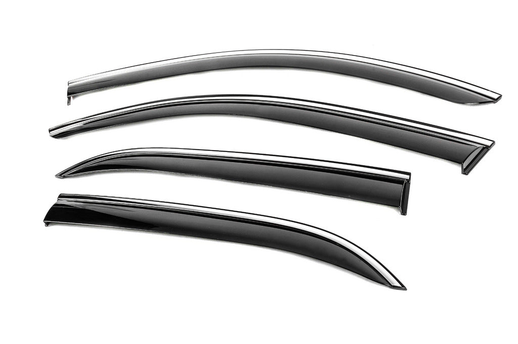 Window Deflectors with Chrome Trim Niken Luxury (4 pcs) for Mercedes GLE W167 2018- - image 2