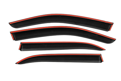 Window Deflectors with Chrome Trim Niken Luxury (4 pcs) for Mercedes GLE W167 2018- - image 3