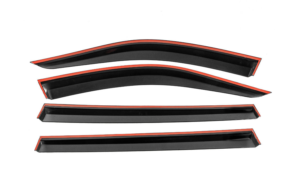 Window Deflectors with Chrome Trim Niken Luxury (4 pcs) for Mercedes GL/GLS сlass X166 2012-2019 - image 3