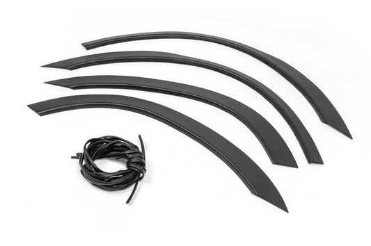 The pads on the arches (4 pieces, black) for Mitsubishi Outlander 2001-2006 - Reelken Auto