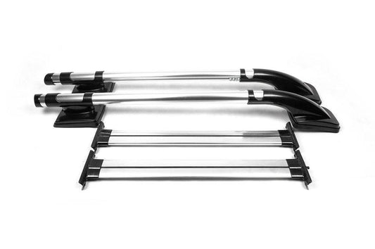 Roof rails Shark Black (with crossbars) for Great Wall Wingle 5 - Reelken Auto