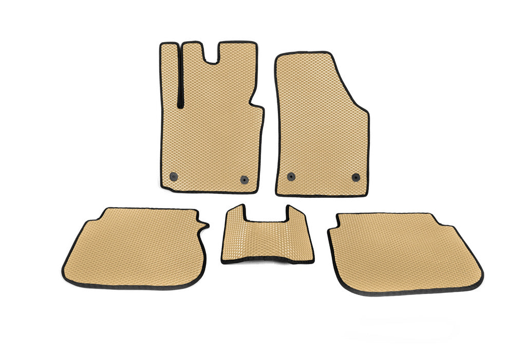 EVA Floor Mats (Beige) for Volkswagen Caddy 2004-2010 - image 1