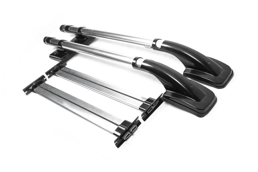 Roof rails Shark Black (with crossbars) for Great Wall Wingle 5 - Reelken Auto
