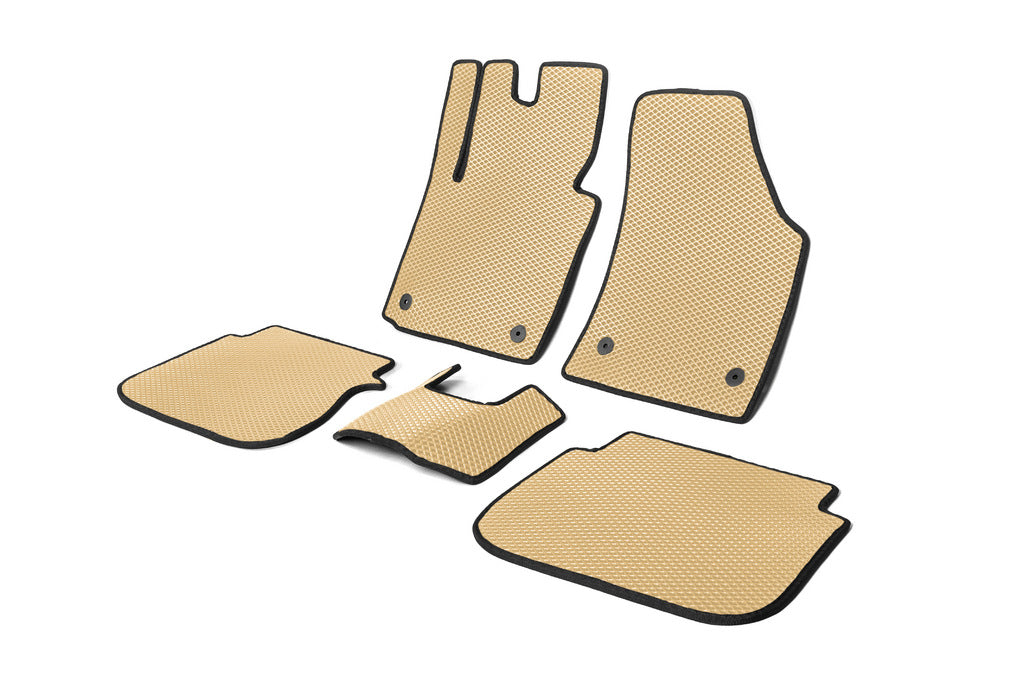 EVA Floor Mats (Beige) for Volkswagen Caddy 2004-2010 - image 2