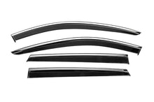 Window Deflectors with Chrome Trim Niken Luxury (4 pcs) for Mazda CX-9 2017- - image 1