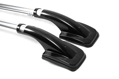 Roof rails with crossbars (2 pcs, Chrome) for Toyota Hilux 2006-2015 - image 5