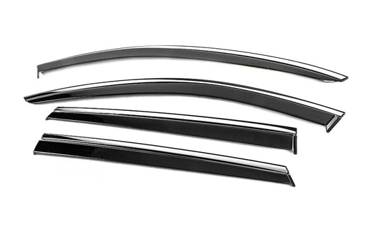 Niken Luxury chrome windbreakers (4 pcs) for Mazda CX-9 2017- - image 2
