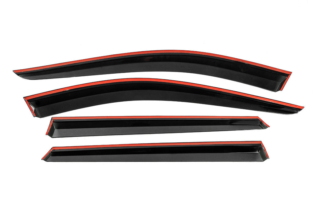 Window Deflectors with Chrome Trim Niken Luxury (4 pcs) for Mazda CX-9 2017- - image 3