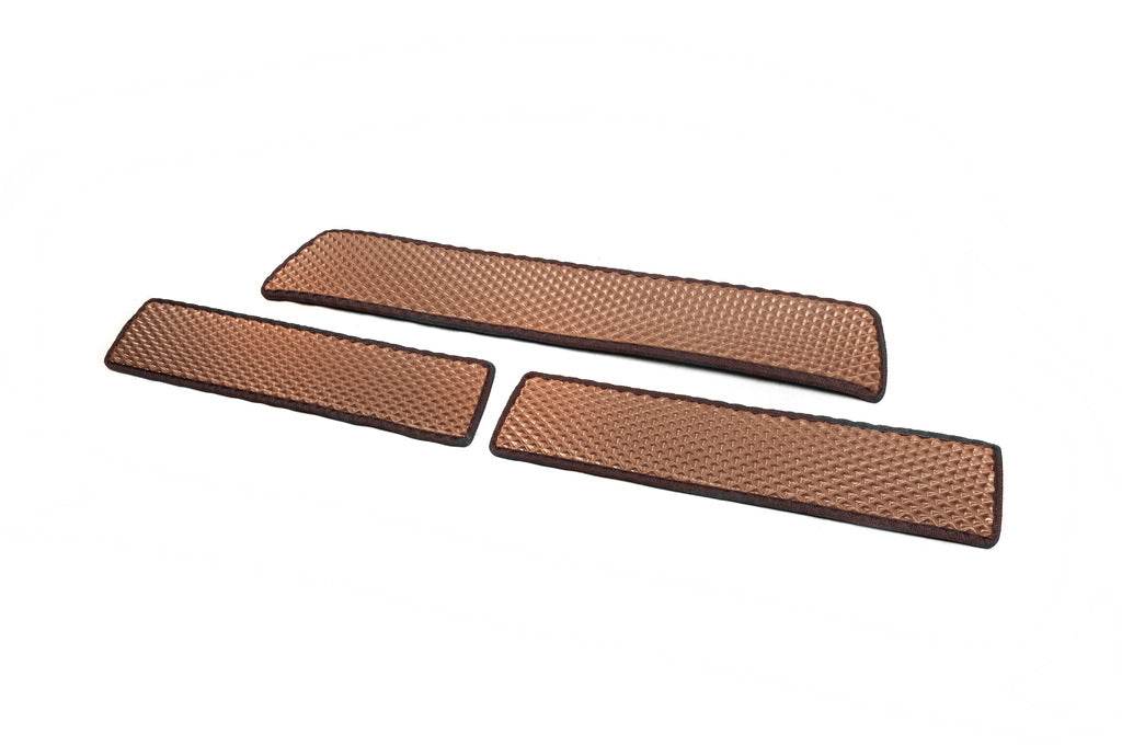 Carpets for thresholds (3 pcs., EVA, brick) for Mercedes Vito / V-class W447 2014↗ year - Reelken Auto