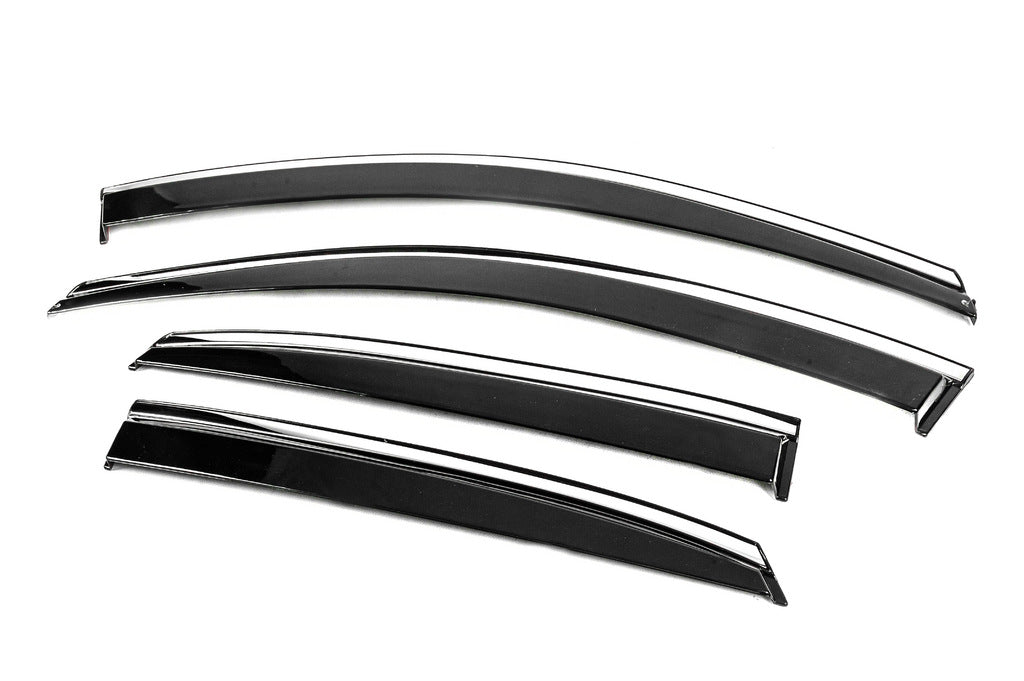 Window Deflectors with Chrome Trim Niken Luxury (4 pcs) for Lexus RX 2003-2009 - image 2