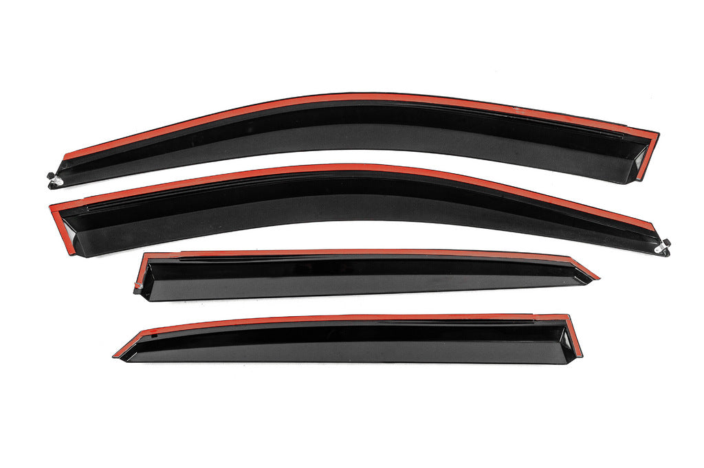 Window Deflectors with Chrome Trim Niken Luxury (4 pcs) for Lexus RX 2003-2009 - image 3